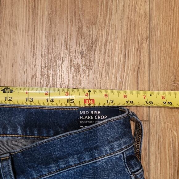 NEW J Crew Blue Jeans Women's Size 33 Tall Button Fly Pockets Y2K Streetwear - Picture 8 of 13